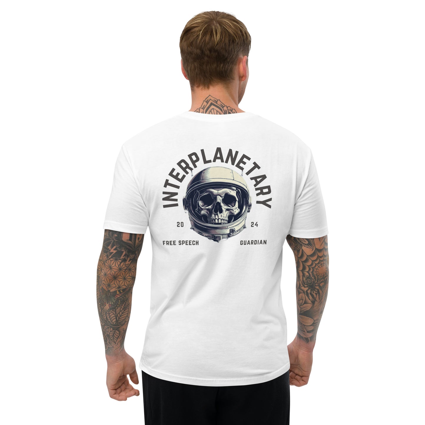 ImmutableType Free Speech Guardian Back Logo - Short Sleeve T-shirt